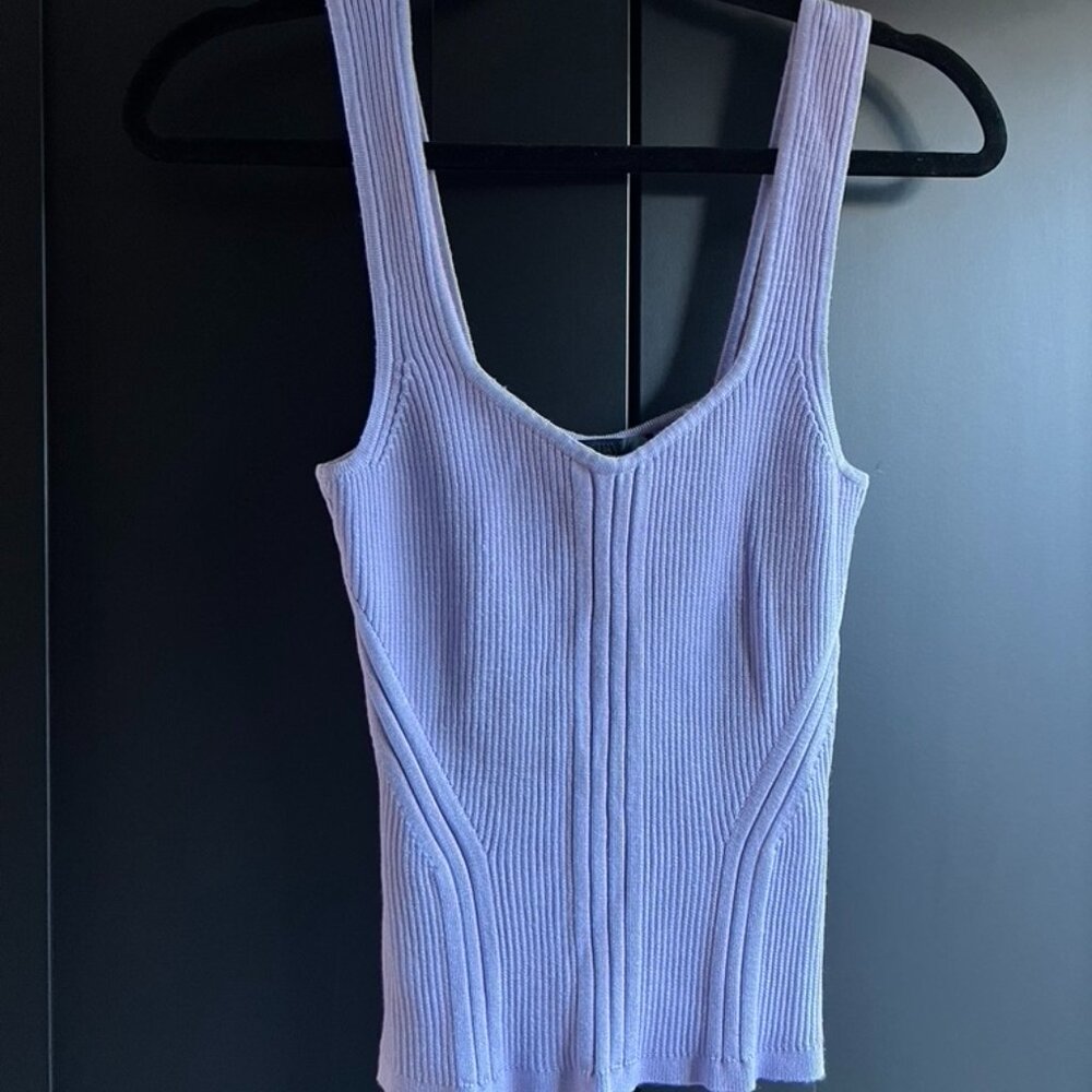 Knit tank top